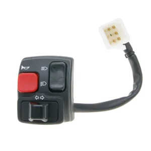 Stuurschakelaar links Knipperlicht, Fernlicht, Abblendlicht, Hupe voor MBK Booster NG, Yamaha BWs NG, Jog R, Slider Premium