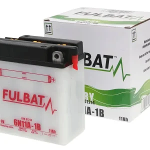Actieprijs Scooter accu Fulbat 6V 6N11A-1B DRY incl. Zuurpakket