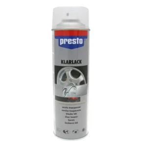 Klarlack Presto Glanzend voor Felgenspray 500ml Fabrieksprijs