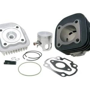 Snelle Levering Cilinderkit Polini Gietijzer Sport d=47mm 70cc 10mm schuin voor Minarelli horizontaal AC