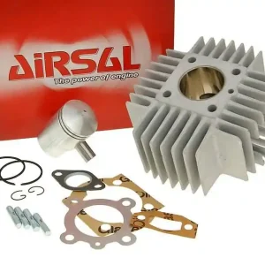 Nu Kopen Cilinderkit Airsal T6-Racing 48,8cc 38mm voor Puch Automaat, X30 met korten Kühlrippen