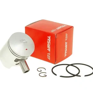 Zuiger Kit Airsal Sport 65,4cc 44mm voor Puch Automaat, X30 met korten Kühlrippen Hoge Kwaliteit