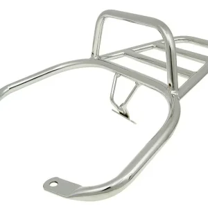 Gecertificeerd Kofferdrager / Bagagedrager Chroom voor Vespa S, LX, LXV