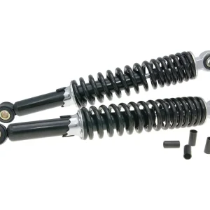 Koop Online Schokbreker Set achter 320mm zwart