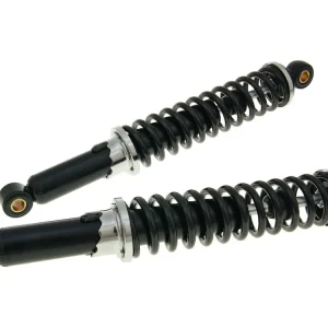 Laatste Kans Schokbreker Set 320mm verstelbaar zwart voor Puch