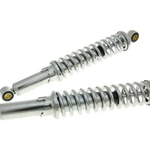 Nieuw Schokbreker Set 320mm verstelbaar Chroom voor Puch