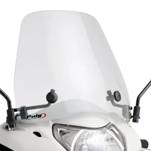 Gratis Retour Windscherm Puig Trafic transparant / helder voor Honda Lead 110 NHX 08-13