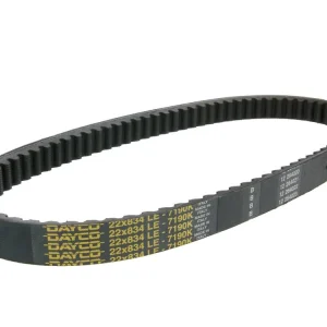 Laatste Kans V-snaar Dayco 834-22 Power Plus voor Piaggio Hexagon 2T Skipper, SKR 2T, Runner, Dragster 180