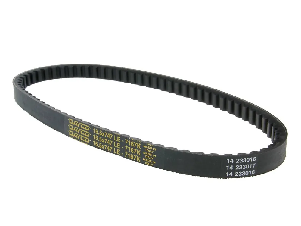 Hoge Kwaliteit V-snaar Dayco 747-16,5 Power Plus voor Minarelli lang