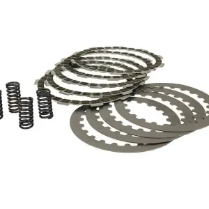 Koppelingsplaten Set HF met 5 Reibscheiben voor Minarelli AM, Generic, KSR-Moto, Keeway, Motobi, Ride, 1E40MA, 1E40MB Populair