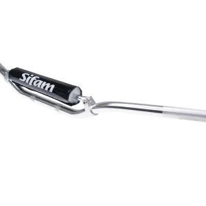 Stuur Motocross Aluminium met Strebe en Polster zilver - 22mm Hete Deal