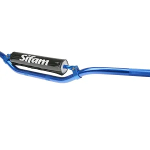 Stuur Motocross Aluminium met Strebe en Polster blauw - 22mm Laatste Kans