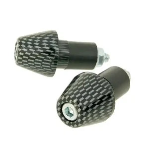 Uitverkoop Stuuruiteinde Trillingsdemper Short 17,5mm - Carbon-Look