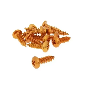 Schroevenset 12 Stuks Kap orange - 6x20 Direct Verzonden