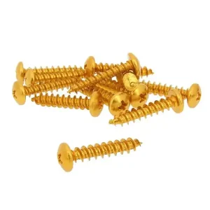Op = Op Schroevenset 12 Stuks Kap gold - 6x30