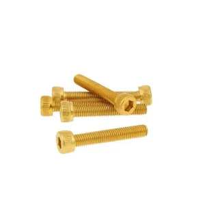 Schroevenset 6 Stuks inbus Alu gold - M5x30 Laatste Kans