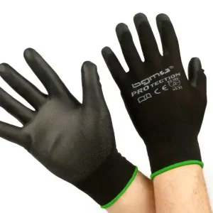ArbeitsHandschoenen Mechaniker Handschoenen Beschermende handschoenen BGM PRO tection fijnstrickhandschuh 100% Nylon met Polyurethan Bekleding Grösse M (8) Betaalbaar