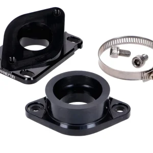 Betaalbaar Spruitstuk Carenzi 28mm voor Minarelli AM6, Derbi, PWK Carburateur 26-28mm