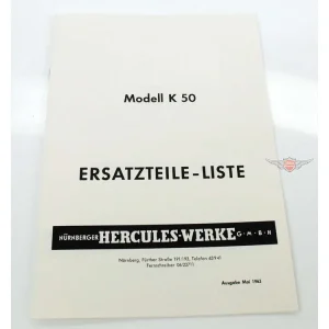 Direct Beschikbaar Teilekatalog Hercules voor K 50