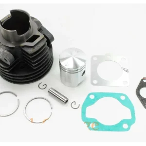 Flitsaanbieding Cilinderkit Guss 50cc 38mm met Zuiger Kolbenringen Pakkingset voor Puch MS, VS, MV, DS