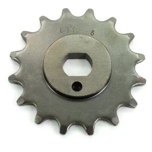 Ritzel Esjot Staal 16 Tanden 15x12mm voor Kreidler Florett Eiertank Type K54/0M, LF LH K54/32 D, 3 Gang Mokick, Mustang Enduro, Flory MF12, MF13, MF20, MF22, MF23, Flott MF24, MF25 Speciale Aanbieding