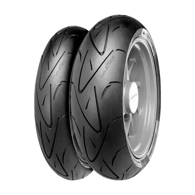 Uitverkoop Continental ContiSportAttack voorbanden 17" 120/70ZR17 58W