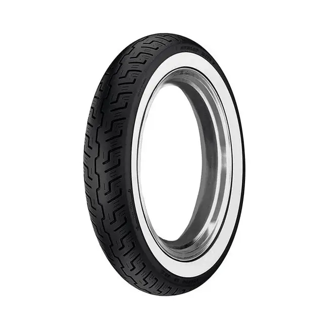 Korting Dunlop K177 voorbanden 18" 120/90-18 65H TL Wide White Wall