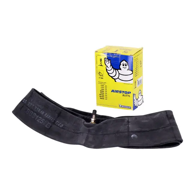 Gratis Retour Michelin binnenband 17" voor motorfietsen 17" 120/60; 110-120/70; 110/80-90; 120/80 Metal Centre Valve