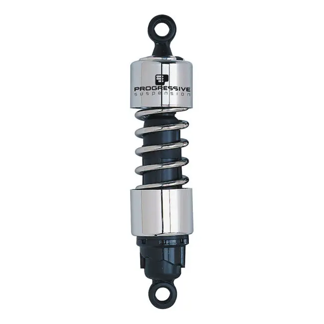 Progressive Suspension 412-serie schokdempers Heavy Duty 11-14" FXR 82-94 11" / Chrome Speciale Aanbieding