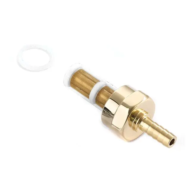 Kustom Tech aangepaste brandstofleiding fitting M22x1 Chrome Fabrieksprijs