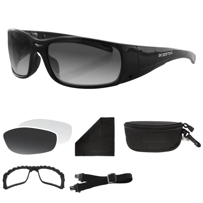 Bobster Gunner Photochromic Convertible Motorbril Hoge Kwaliteit