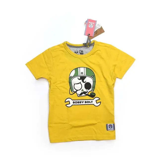 Bobby Bolt Sir Bobby T-Shirt Geel 110/116 Koop Online