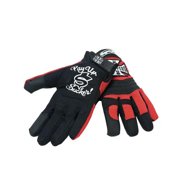 West Coast Choppers Motorhandschoenen Black/Red / S Merkproduct
