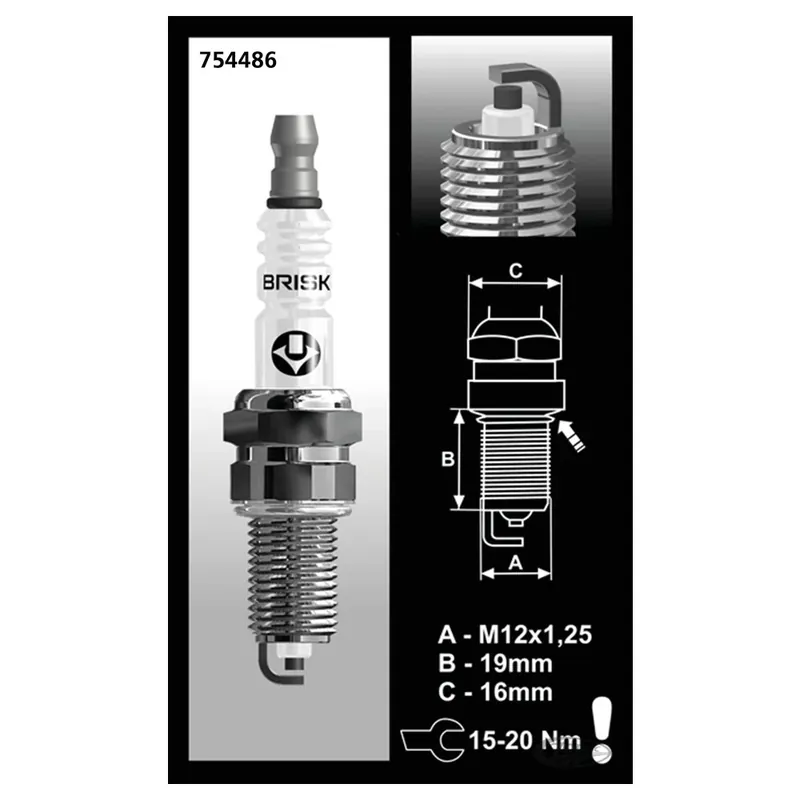 Gecertificeerd Brisk B12S zilverkleurige bougie