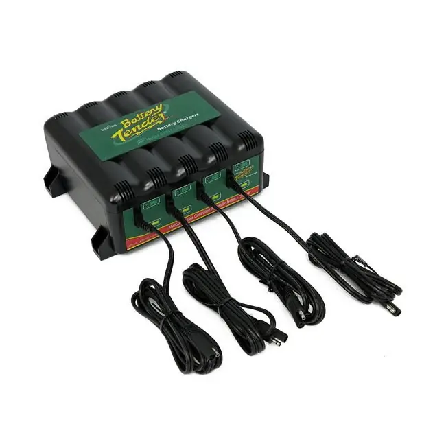 Battery Tender Plus 4-bank acculader - 1,25A acculader Populair