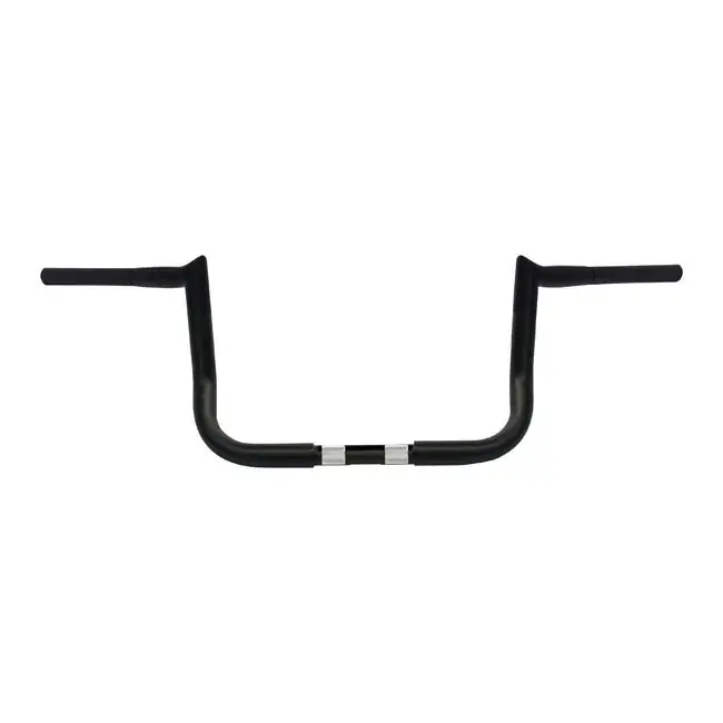 Wild1 1-1/4" Mollig Gehaakt Ape Hanger 10" Stijgen Touring Black Goedkoop