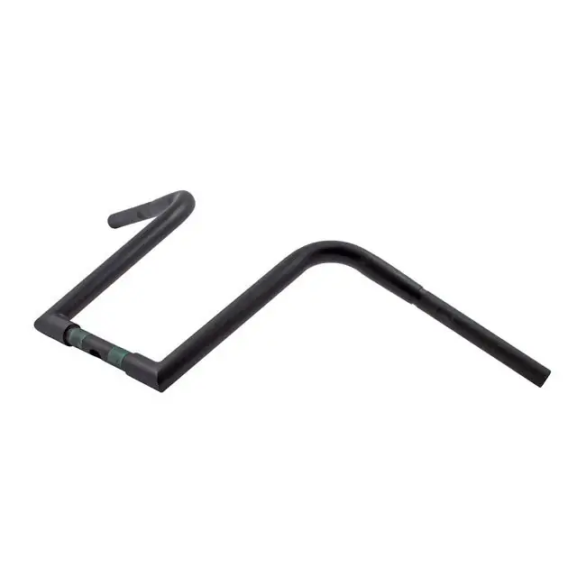 Wild1 1-1/4" Outlawz 14" Ape Hanger Black Gecertificeerd