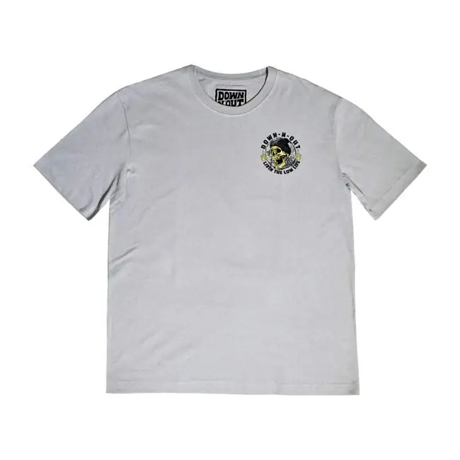 Hoge Kwaliteit Down-N-Out Life Behind Bars T-shirt Grijs S