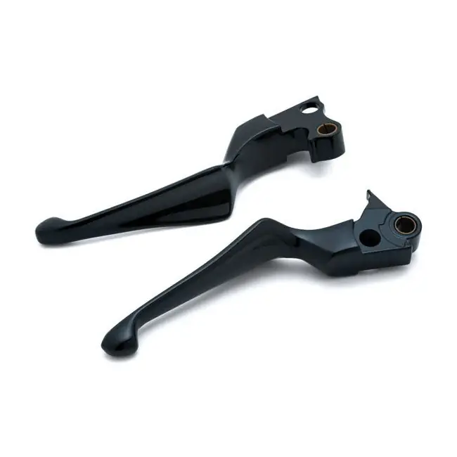 Betrouwbaar Kuryakyn Boss Blades Stuurhendelset voor Harley 96-07 Touring (cable clutch) / Chrome