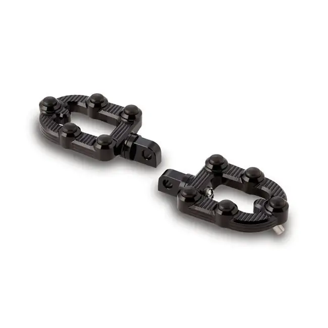 Arlen Ness MX voetsteunen voor Harley Ness footpeg mounts / Black Weekendaanbieding