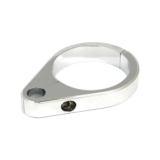 2-Delige 49mm vorkbuis kabelgeleider klem Chrome Merkproduct