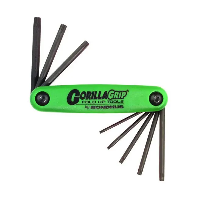 Gecertificeerd Bondhus GorillaGrip inklapbare Torx sleutel