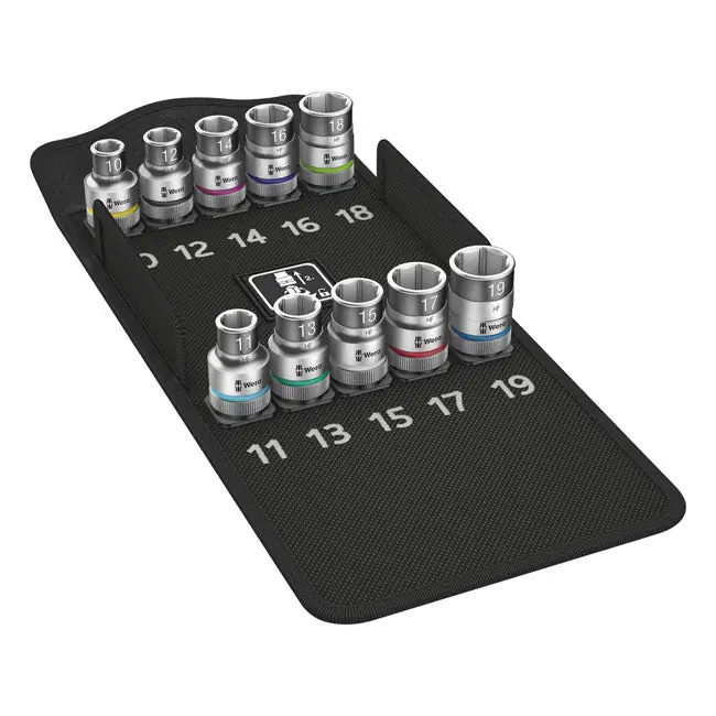 Wera Zyklop 1/2" dopsleutelset met vasthoudfunctie metrische maten Shop Nu
