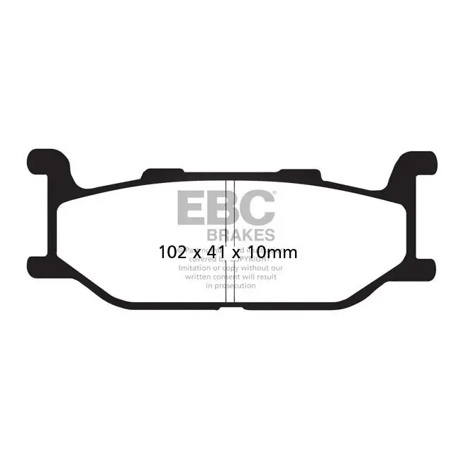 EBC V-Pad Semi gesinterde remblokken voor Yamaha SCR 950 SCR 950XVS 950XR-A 17-21 Meest Verkocht