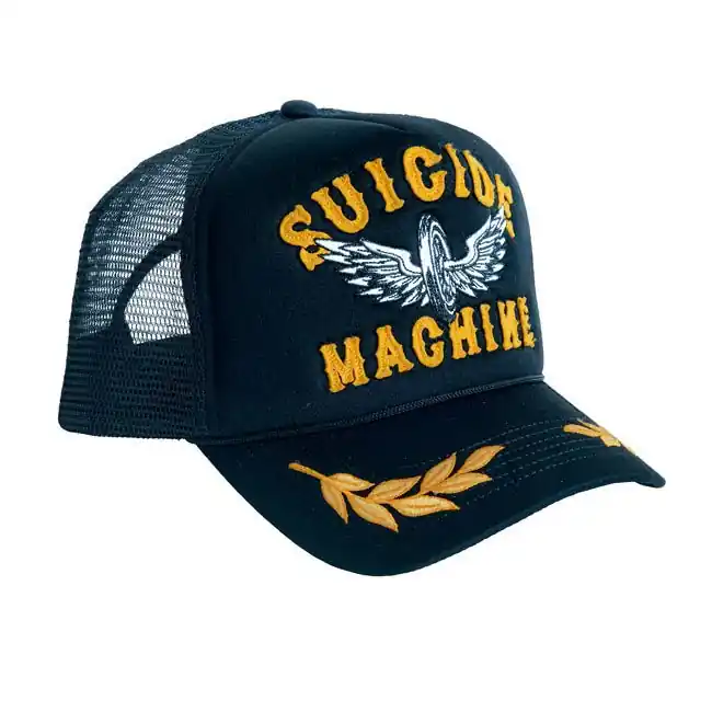 13 1/2 zelfmoord Machine Trucker Cap Betaalbaar