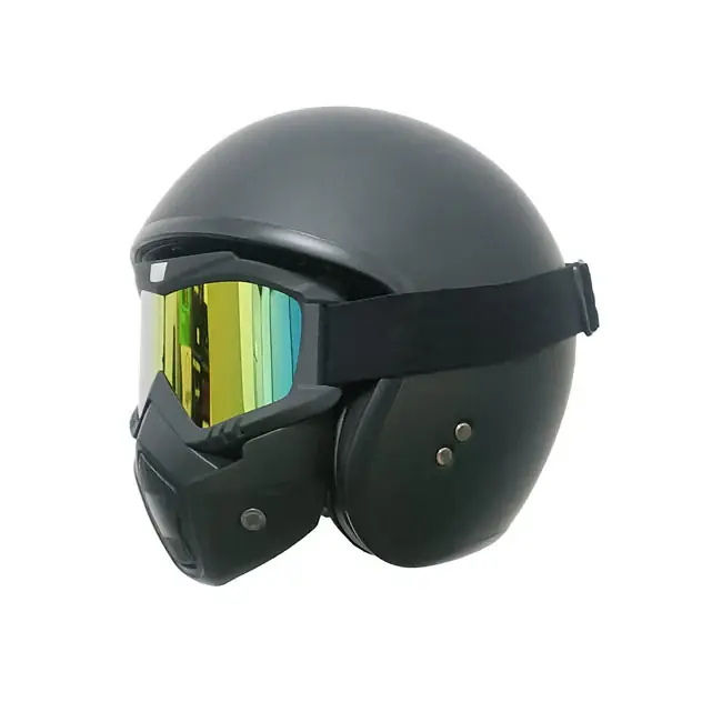 Claw Blaster Open Motorfietshelm Matte Black / XS (53-54cm) Exclusieve Aanbieding