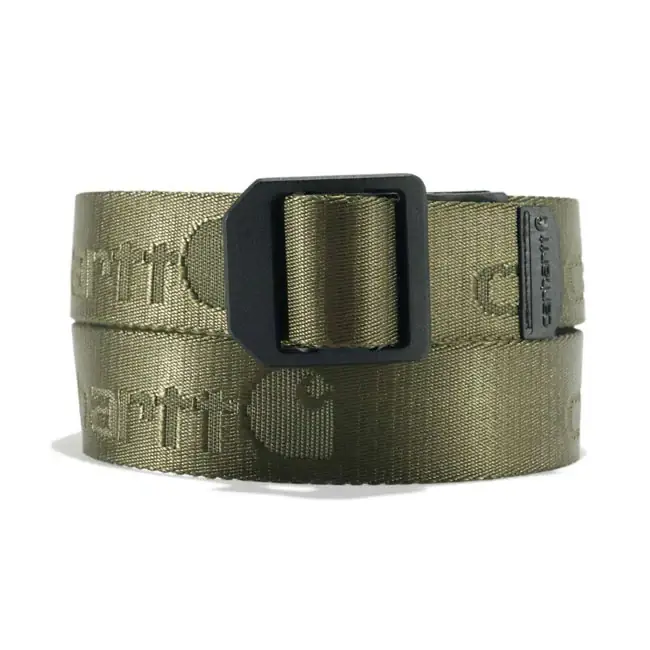 Carhartt Nylon Webbing Ladder Lock Riem Army Green / L Bestel Nu