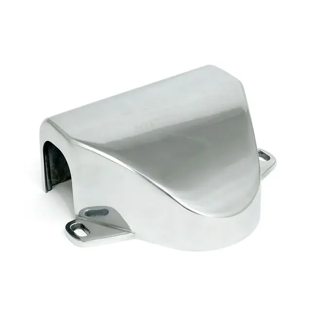 Aanbieding FL-stijl stuurklemhoes voor Harley Polished aluminium / 60-84 FL / FLH models