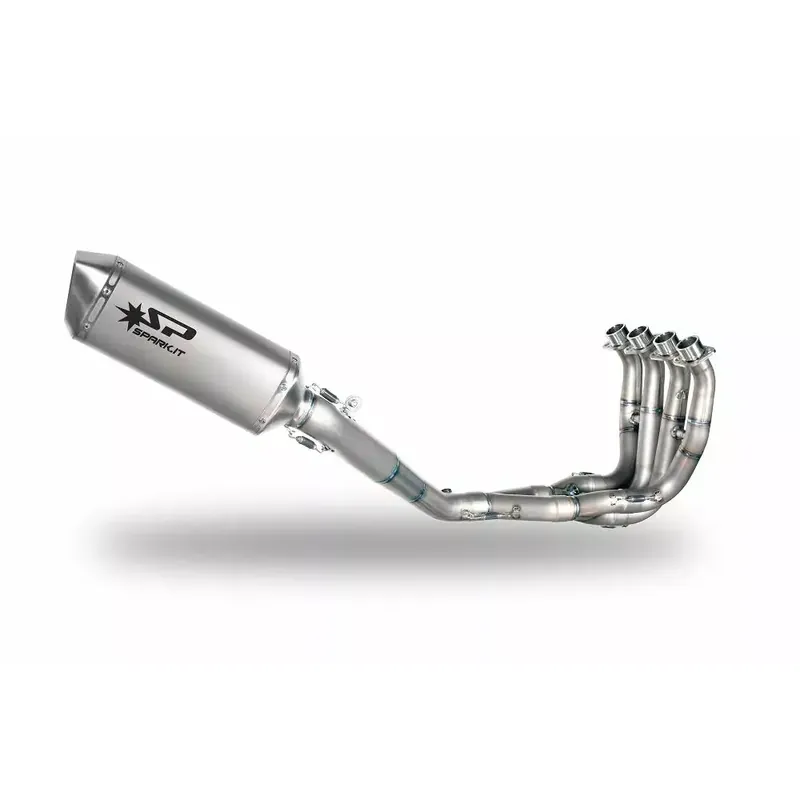 Spark Force volledig uitlaatsysteem voor Yamaha 07-16 YZF R6 (stainless steel collector with Force muffler) (GYA8838T) Direct Verzonden