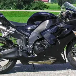 Bodis uitlaat Kawasaki ZX10R 2006-2007 Oval Q2 Titanium / RVS Laatste Kans